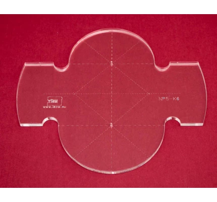 Quiltovací pravítko kruhy NP5-K6 (5 mm)