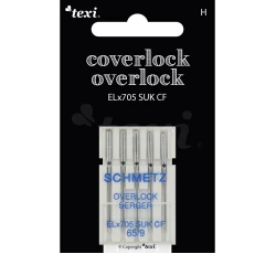 Jehly pro overlocky/coverlocky TEXI OVER/COVER ELX705 SUK CF 5x65