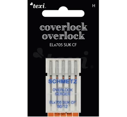 Jehly pro overlocky/coverlocky TEXI OVER/COVER ELX705 SUK CF 5x80