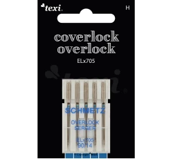 Jehly pro overlocky/coverlocky TEXI OVERLOCK/COVERLOCK ELX705 5x90